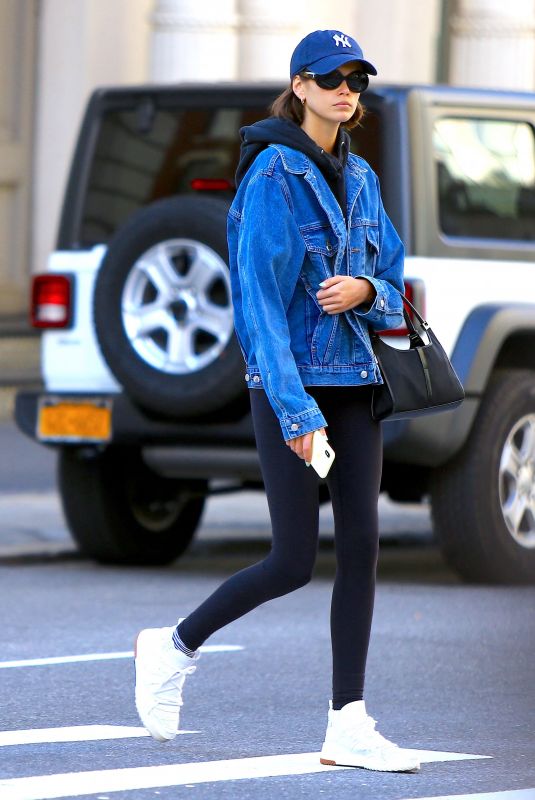 KAIA GERBER Leaves a Gym in NEw York 10/23/2019