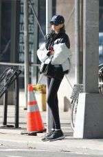 KAIA GERBER Leaves a Gym in New York 10/26/2019