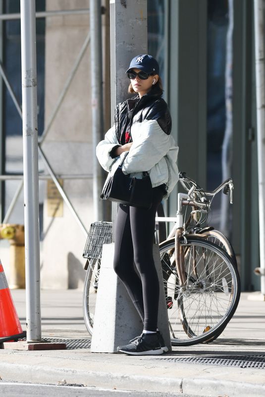 KAIA GERBER Leaves a Gym in New York 10/26/2019