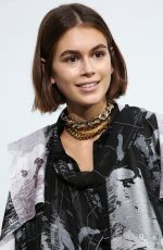 KAIA GERBER on the Backstage of Sacai Fashion Show at PFW in Paris 09/30/2019