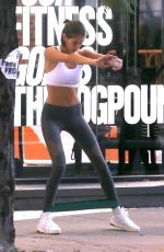 KAIA GERBER Working at Dogpound Gym in New York 10/24/2019