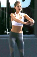 KAIA GERBER Working at Dogpound Gym in New York 10/24/2019