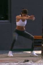 KAIA GERBER Working at Dogpound Gym in New York 10/24/2019