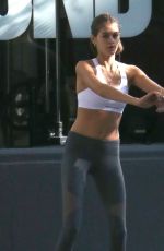 KAIA GERBER Working at Dogpound Gym in New York 10/24/2019