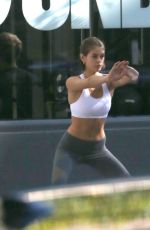 KAIA GERBER Working at Dogpound Gym in New York 10/24/2019