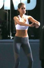 KAIA GERBER Working at Dogpound Gym in New York 10/24/2019