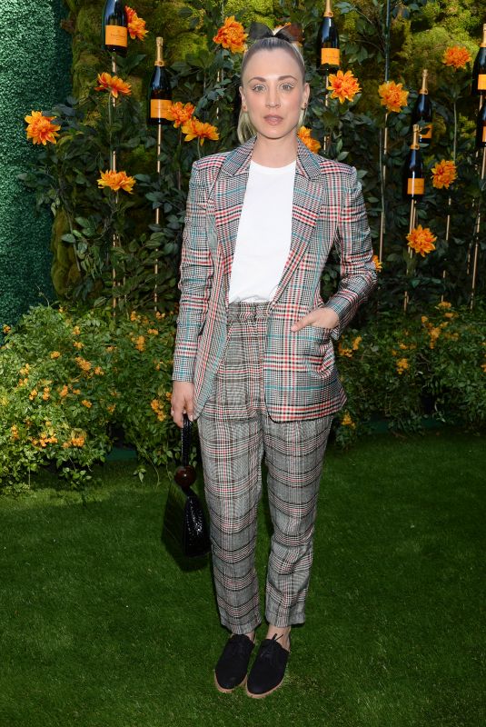 KALEY CUOCO at Veuve Clicquot Polo Classic at Will Rogers State Park in Los Angeles 10/05/2019