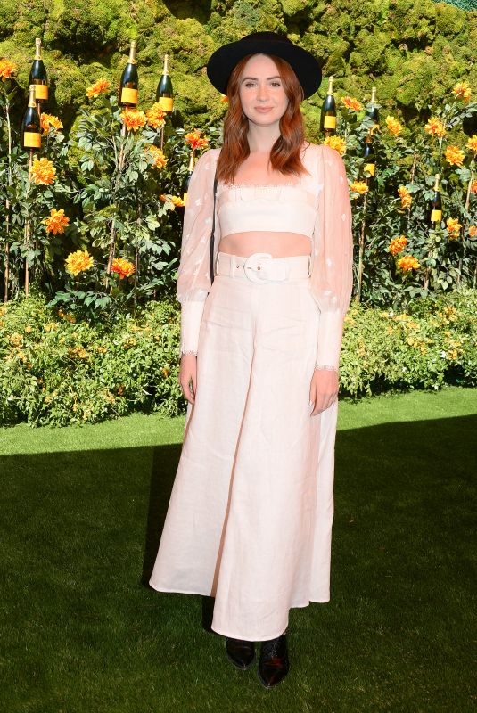 KAREN GILLAN at Veuve Clicquot Polo Classic at Will Rogers State Park in Los Angeles 10/05/2019