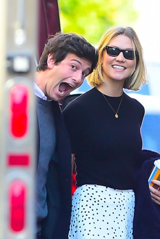KARLIE KLOSS and Josh Kushner Out in New York 10/21/2019