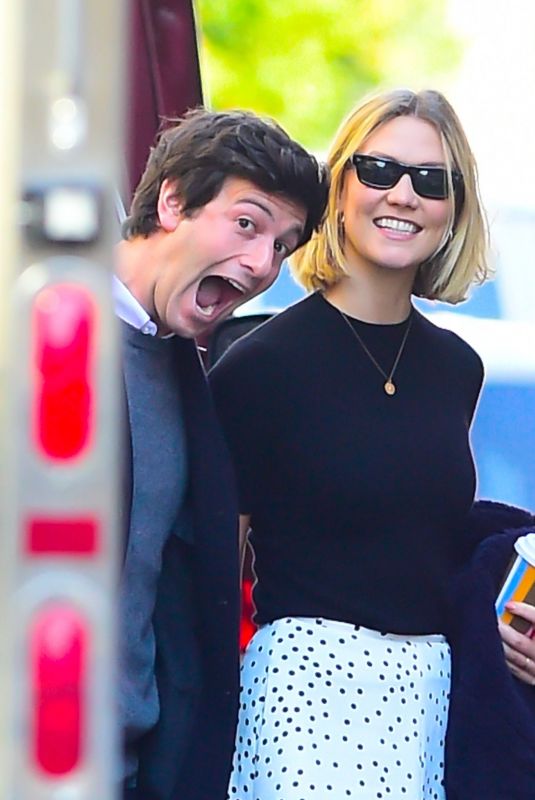 KARLIE KLOSS and Josh Kushner Out in New York 10/21/2019