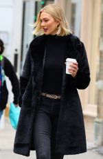 KARLIE KLOSS Out for Coffee in New York 10/28/2019