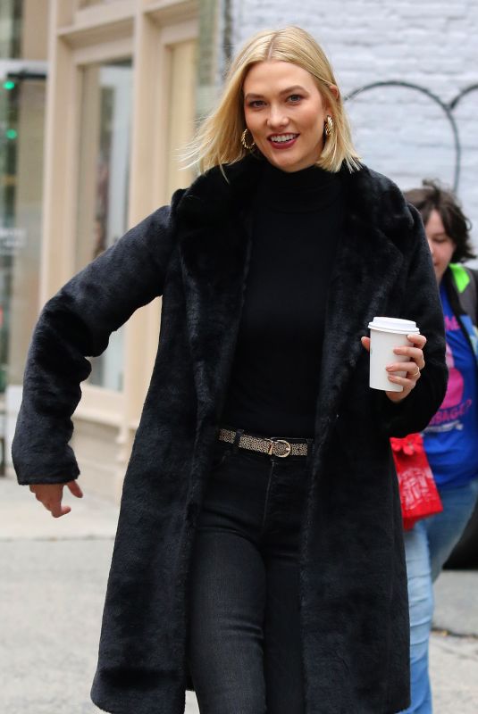 KARLIE KLOSS Out for Coffee in New York 10/28/2019