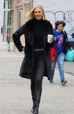KARLIE KLOSS Out for Coffee in New York 10/28/2019