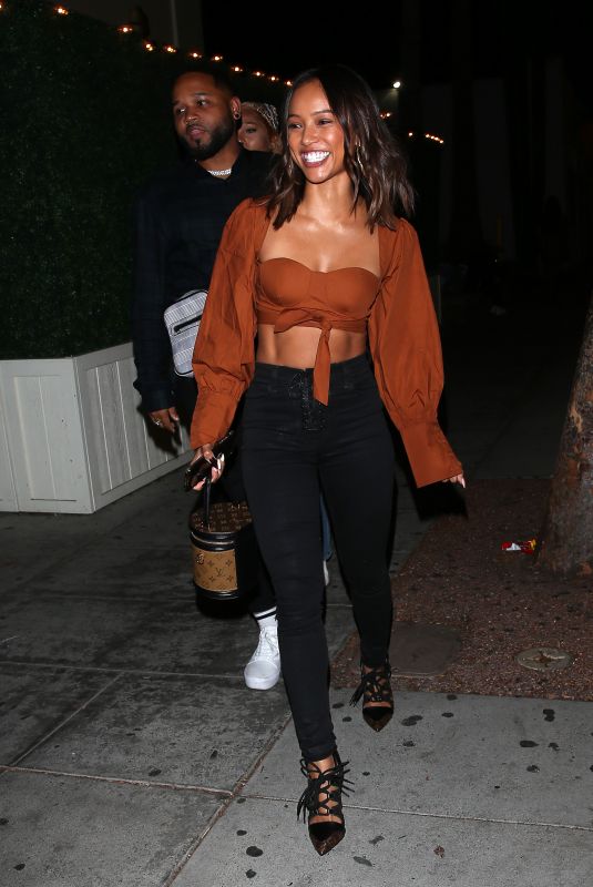 KARRUECHE TRAN Leaves Delilah in West Hollywood 10/03/2019