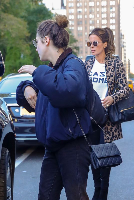 KATE BECKINSALE and LILY MO SHEEN Out in New York 10/23/2019