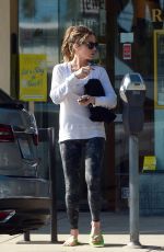 KATE BECKINSALE at a Nail Salon in Los Angeles 10/03/2019