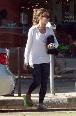 KATE BECKINSALE at a Nail Salon in Los Angeles 10/03/2019