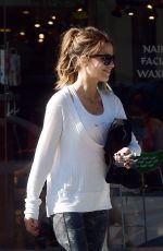 KATE BECKINSALE at a Nail Salon in Los Angeles 10/03/2019