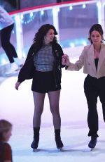 KATE BECKINSALE Ice Skating in New York 10/21/2019