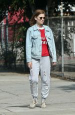 KATE MARA Out in Los Angeles 10/27/2019
