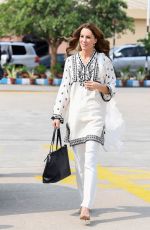 KATE MIDDLETON Arrives at Lahore Airport 10/18/2019