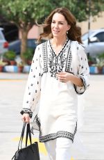 KATE MIDDLETON Arrives at Lahore Airport 10/18/2019