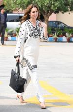 KATE MIDDLETON Arrives at Lahore Airport 10/18/2019