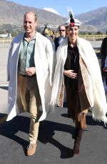 KATE MIDDLETON Arrives in Chitral in Pakistan 10/16/2019