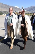 KATE MIDDLETON Arrives in Chitral in Pakistan 10/16/2019