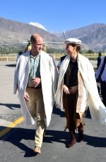 KATE MIDDLETON Arrives in Chitral in Pakistan 10/16/2019
