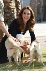 KATE MIDDLETON at Army Canine Centre in Islamabad 10/18/2019