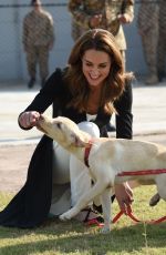 KATE MIDDLETON at Army Canine Centre in Islamabad 10/18/2019