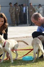 KATE MIDDLETON at Army Canine Centre in Islamabad 10/18/2019