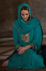 KATE MIDDLETON at Badshahi Mosque in Lahore 10/17/2019