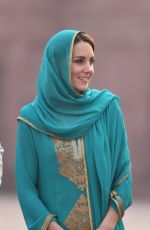 KATE MIDDLETON at Badshahi Mosque in Lahore 10/17/2019