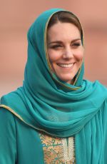 KATE MIDDLETON at Badshahi Mosque in Lahore 10/17/2019