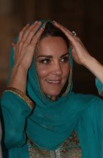 KATE MIDDLETON at Badshahi Mosque in Lahore 10/17/2019