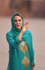 KATE MIDDLETON at Badshahi Mosque in Lahore 10/17/2019