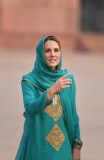 KATE MIDDLETON at Badshahi Mosque in Lahore 10/17/2019