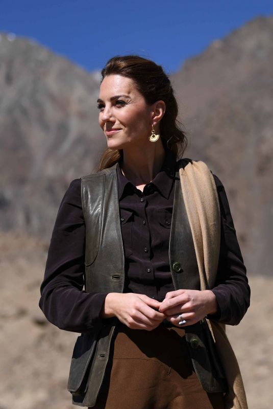 KATE MIDDLETON at Chiatibo Glacier in Pakistan 10/16/2019
