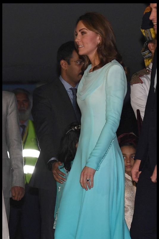 KATE MIDDLETON at Kur Khan Airbase in Rawalpindi 10/14/2019