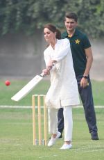 KATE MIDDLETON at National Cricket Academy in Lahore 10/17/2019