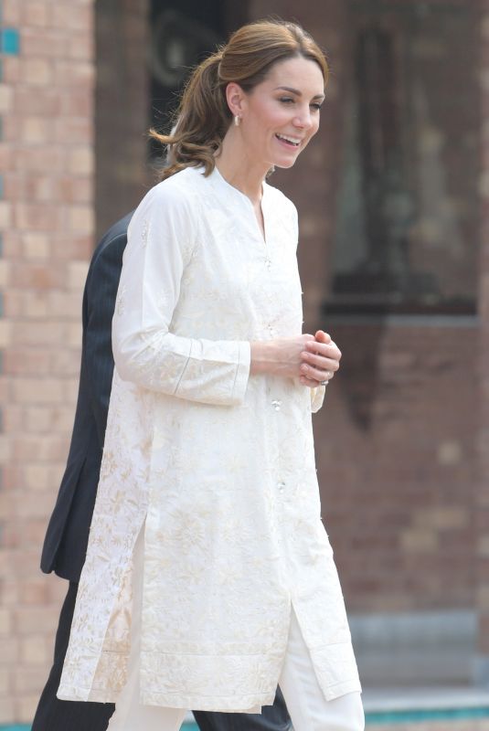 KATE MIDDLETON at National Cricket Academy in Lahore 10/17/2019