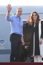 KATE MIDDLETON Departs Islamabad 10/18/2019