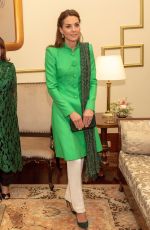 KATE MIDDLETON Meets Prime Minister of Pakistan in Islamabad 10/15/2019