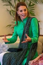 KATE MIDDLETON Meets Prime Minister of Pakistan in Islamabad 10/15/2019