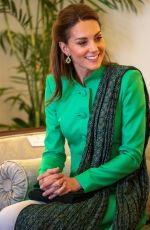 KATE MIDDLETON Meets Prime Minister of Pakistan in Islamabad 10/15/2019