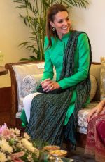 KATE MIDDLETON Meets Prime Minister of Pakistan in Islamabad 10/15/2019