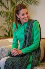 KATE MIDDLETON Meets Prime Minister of Pakistan in Islamabad 10/15/2019