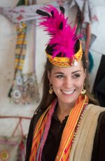 KATE MIDDLETON Visits a Settlement of Kalash People in Chitral 10/16/2019